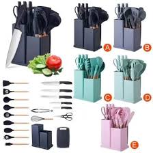 Kitchen Laddle Silicon 19Peices